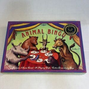Eeboo Cardgame Animal Bingo (2006 Ed) Box READ